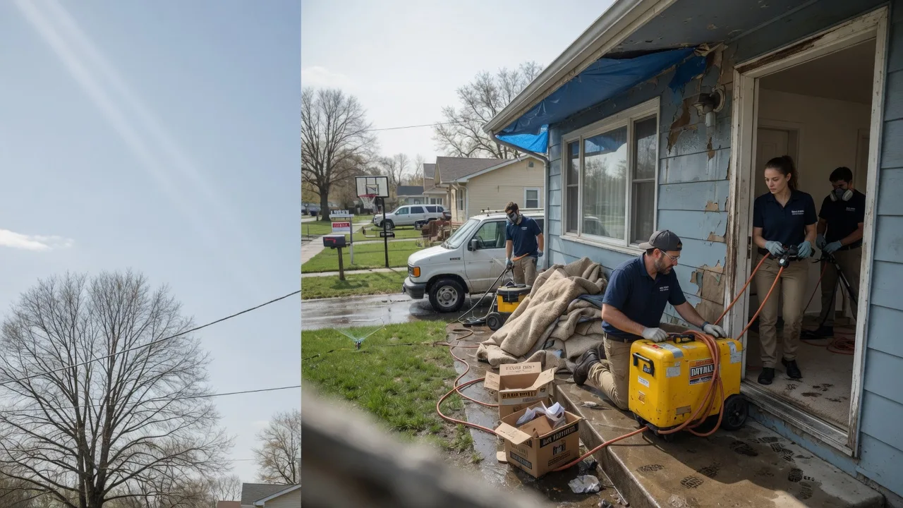 Basement Flood Cleanup in Knightstown, IN near me